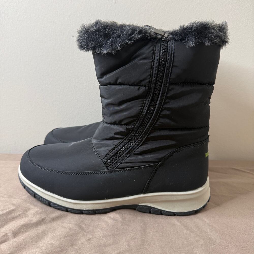 Western Chief Pine Faux Fur Mid Cold Weather Boots Women’s 11 Waterproof NWT